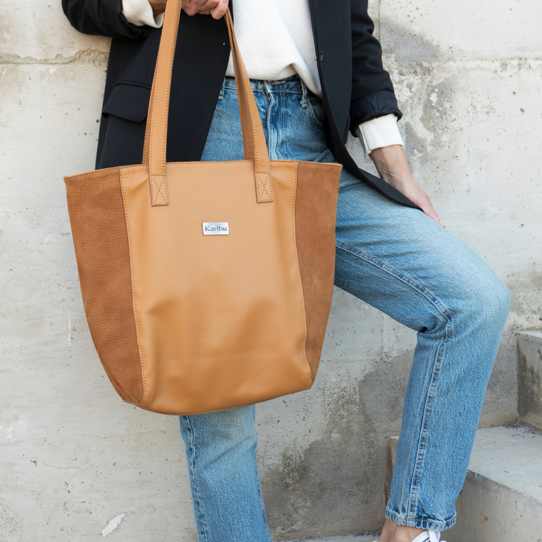 Amalia Brown Suede Wallet