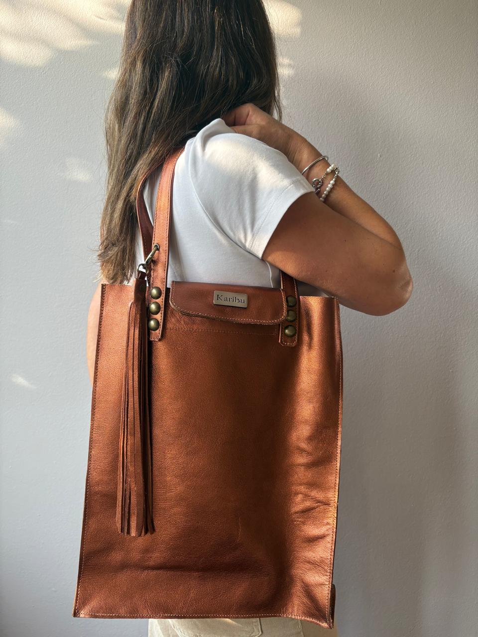 Juanita Copper Handbag