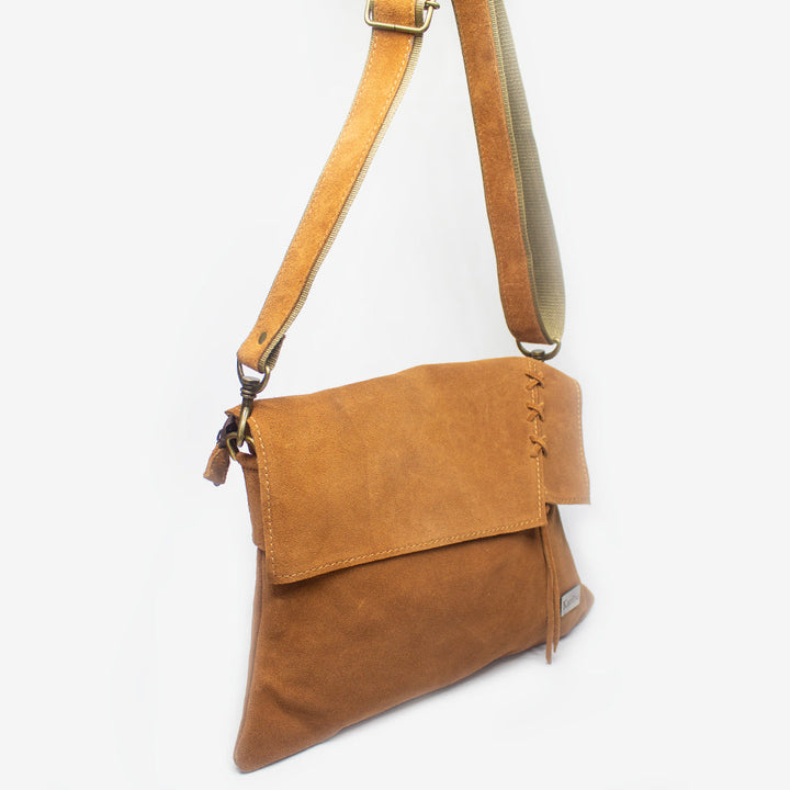 Caramel Brown Woven Wallet