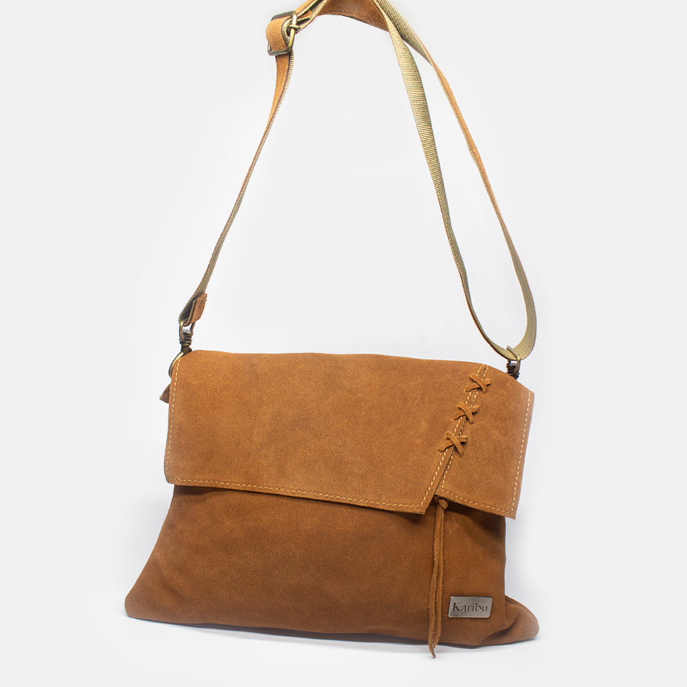 Caramel Brown Woven Wallet