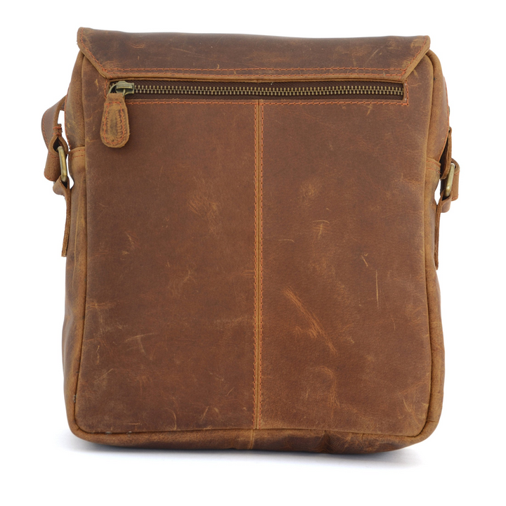 Brown Vintage Leather Shoulder Bag