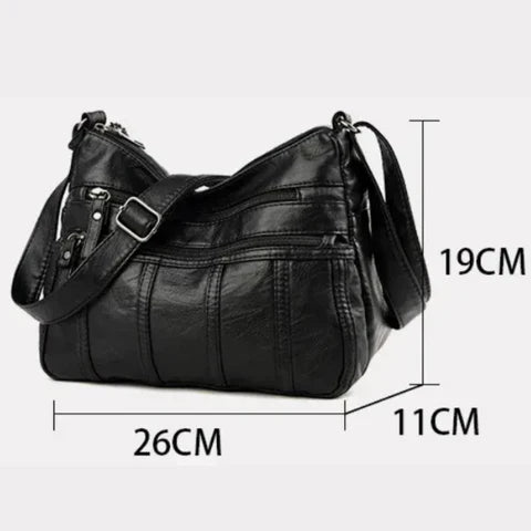 Noora™ | Soft Leather Crossbody Bag