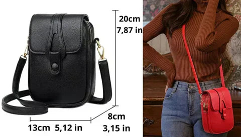 Noora™ | Retro leather bag