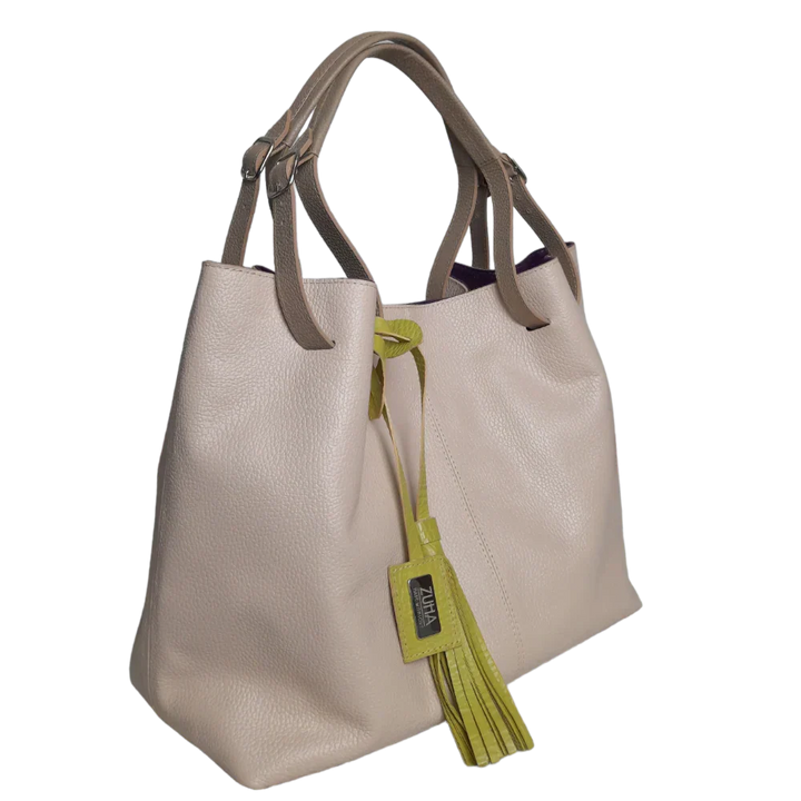 Adelle Nude Women's Leather Handbag