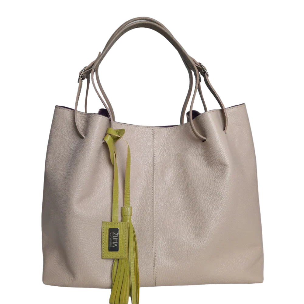 Adelle Nude Women's Leather Handbag