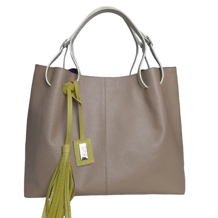 Adelle Taupe Women's Leather Handbag