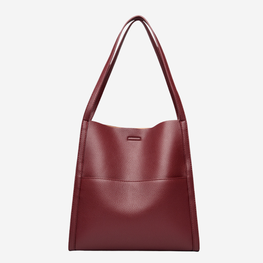 Mariah | Vegan Leather Plain Shoulder Bag