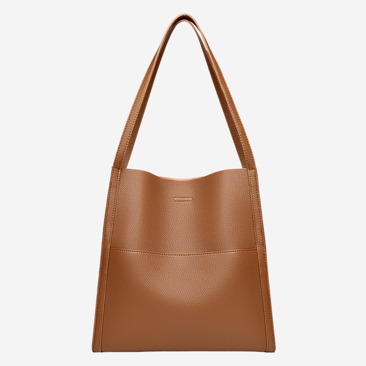 Mariah | Vegan Leather Plain Shoulder Bag