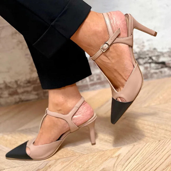 Evrardine | Two-Tone Pointed Pump