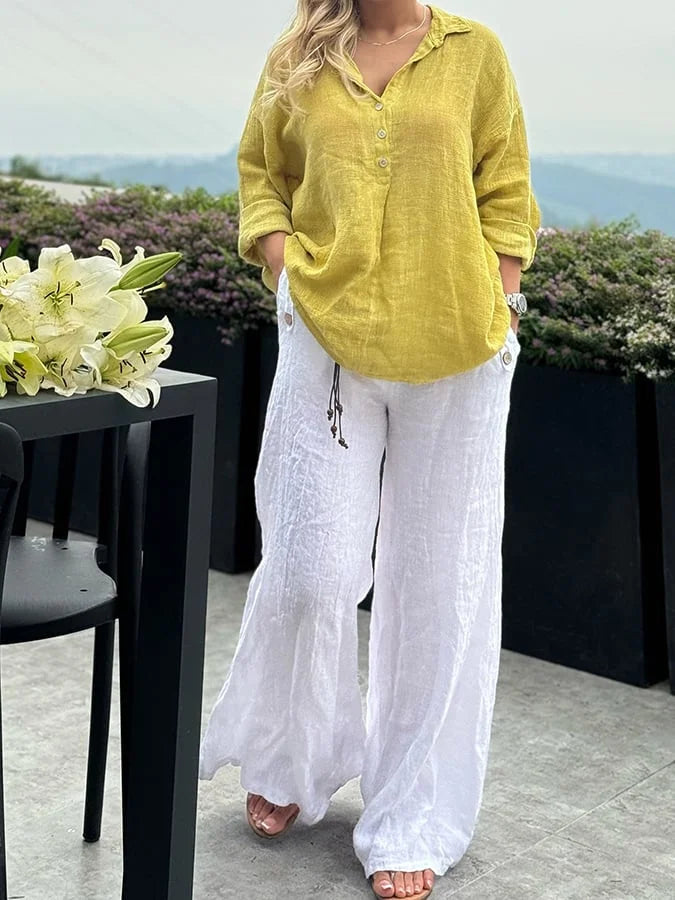 Casual Loose Patchwork Shirt