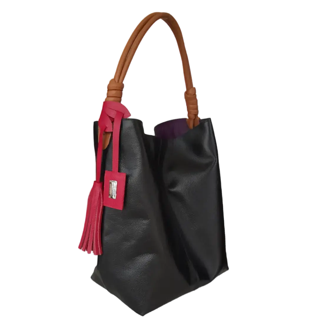 Leah Black Women's Leather Bag