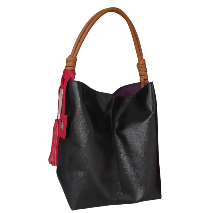 Leah Black Women's Leather Bag