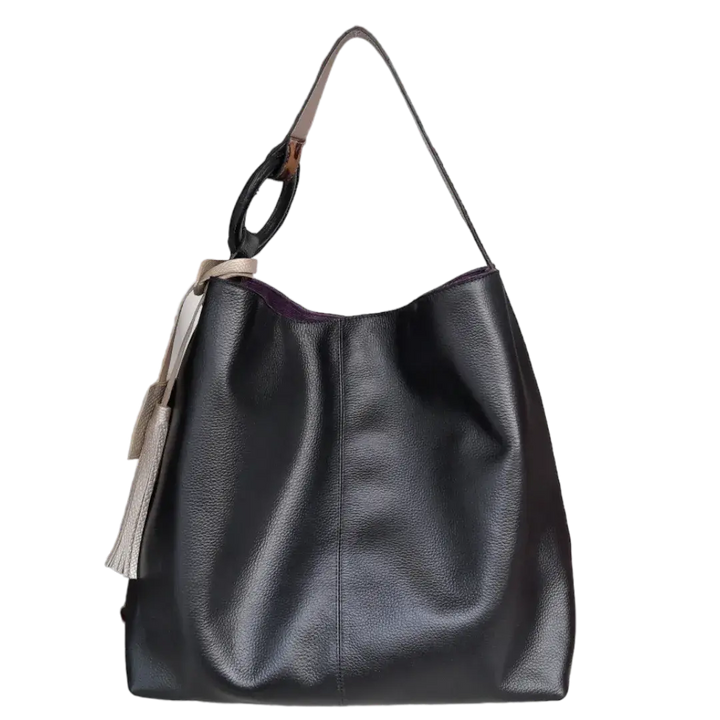Nora Women's Handbag Made of Black Leather