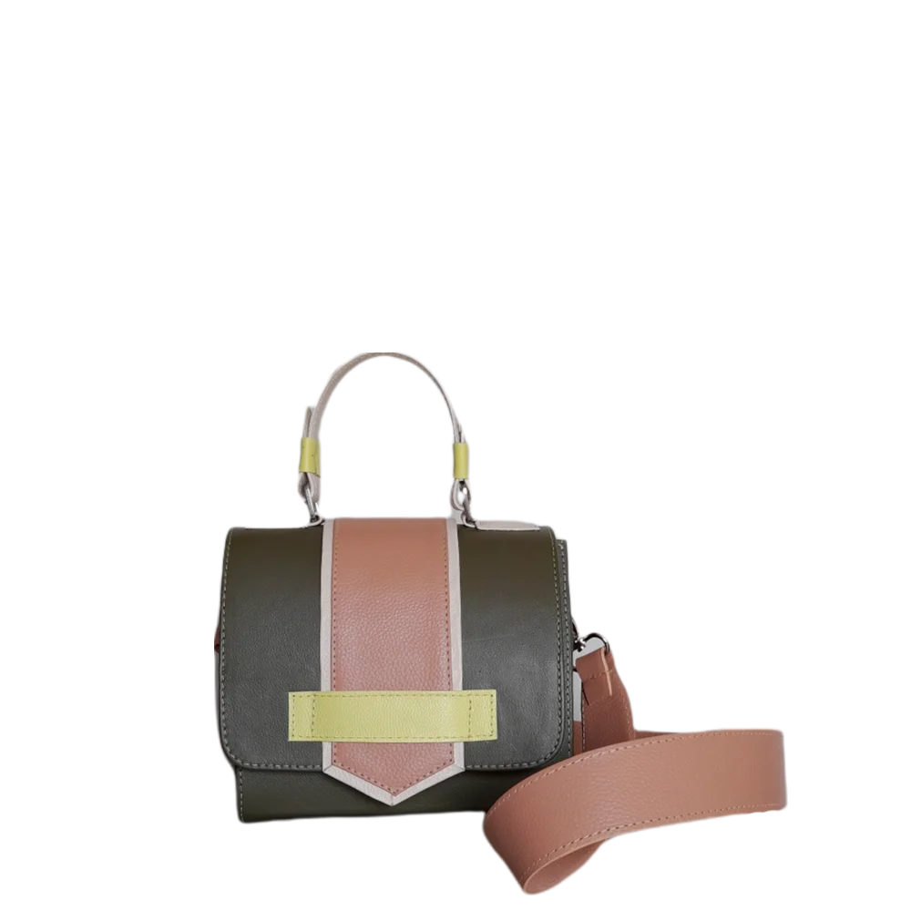 Loren Women's Olive Green Leather Handbag