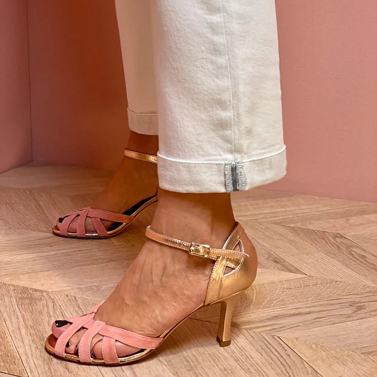 Ginevra™ | High Heeled Sandals with Crossed Straps