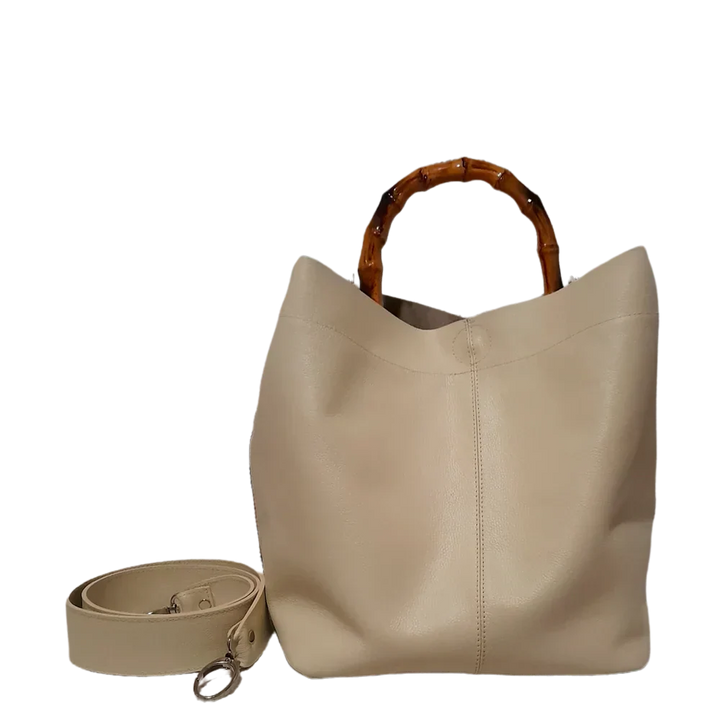 Claire Jaguar Women's Leather Bag Made of High-Quality Leather with Talcum
