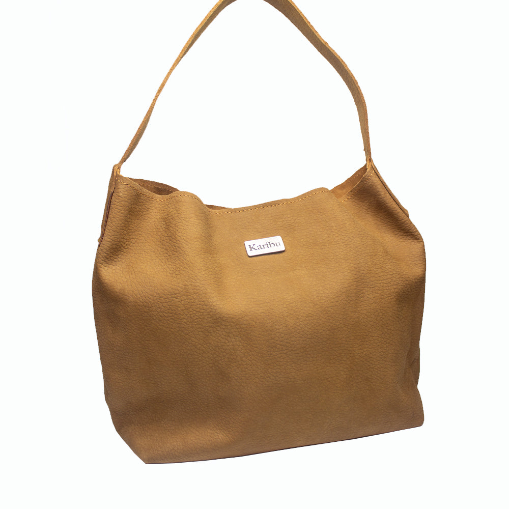 Dominique Café Suede Wallet