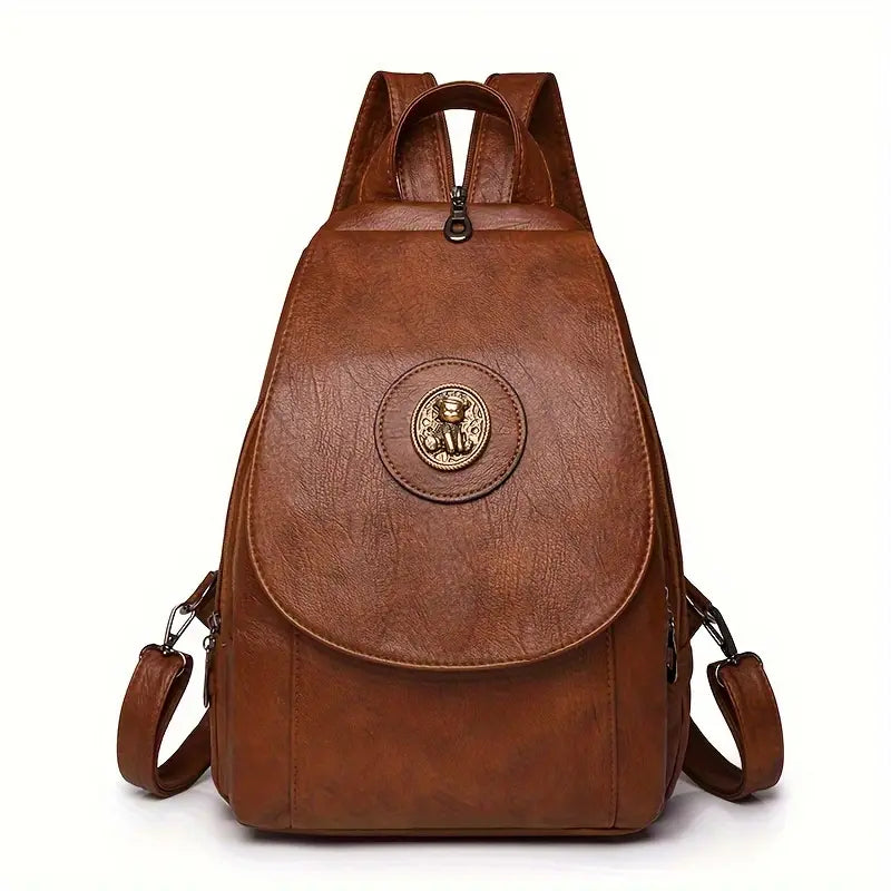 Mira Adjustable Vintage Denim Backpack