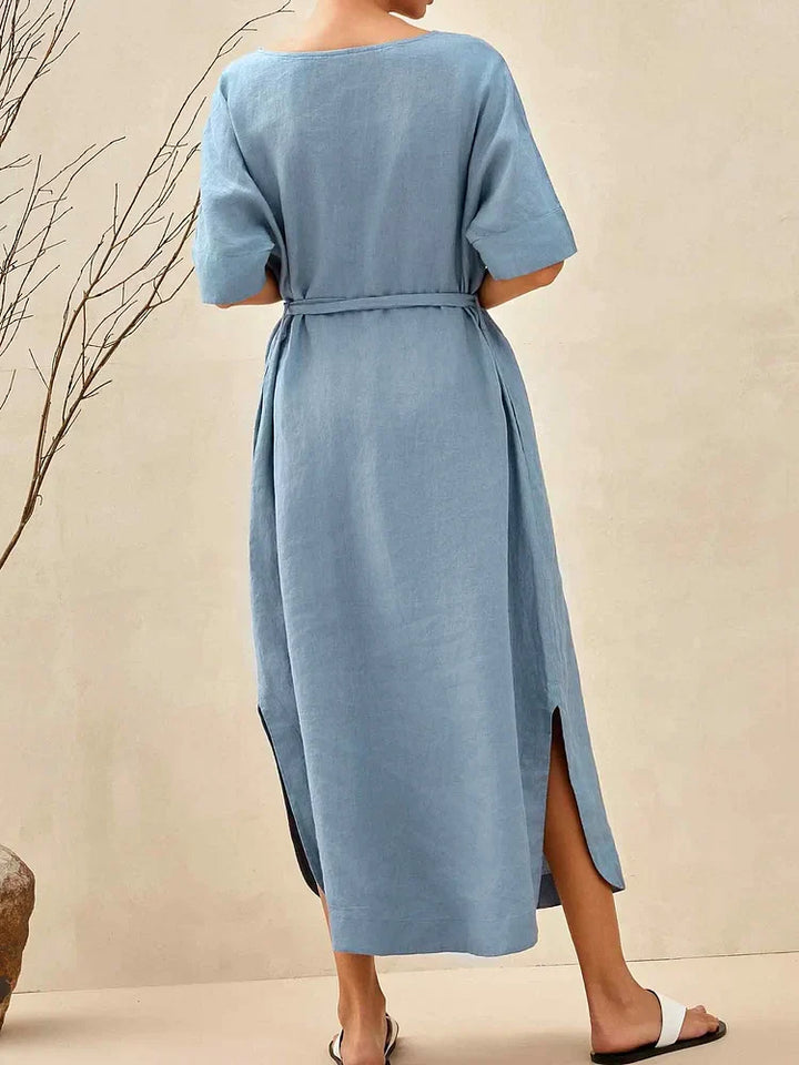 Linen A-Line Dress for Women