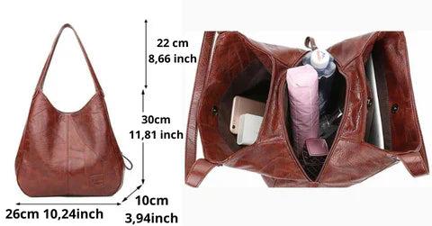 Noora™ | Leather Bag in Leather