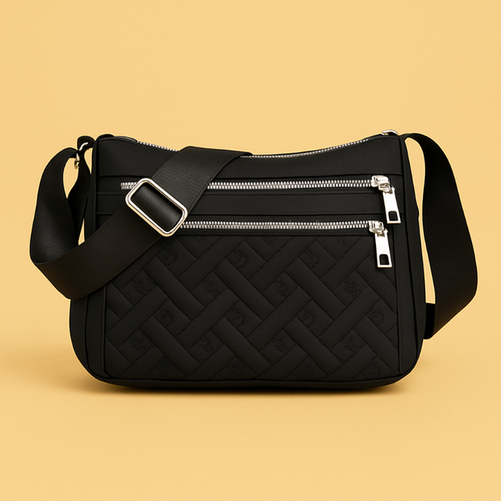 Noora™ | Nylon crossbody bag with messenger style