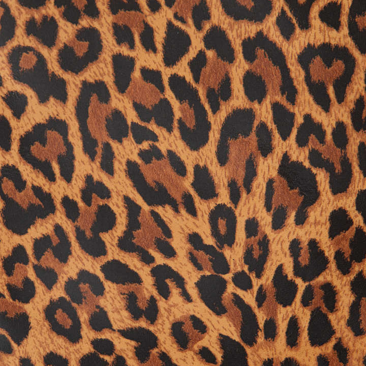 Kika Animal Print Wallet with Brown Straps