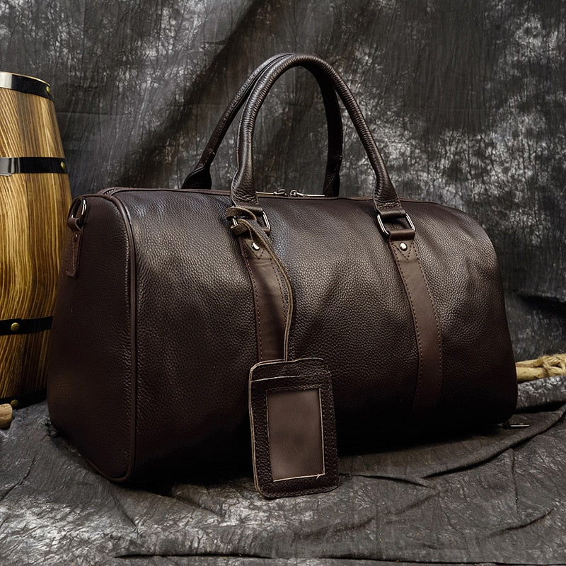Luxurious Soft Genuine Leather Travel Bag