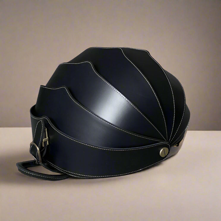Leather Beetle-Style Backpack for Women