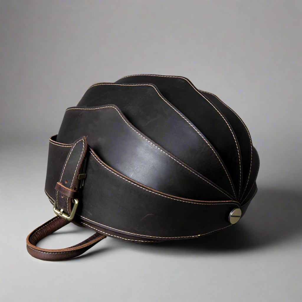 Leather Beetle-Style Backpack for Women