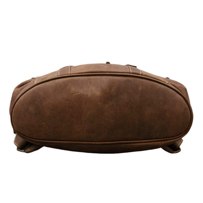 Spacious Leather Backpack