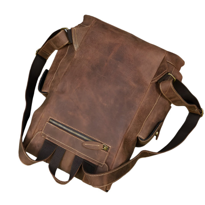 Spacious Leather Backpack