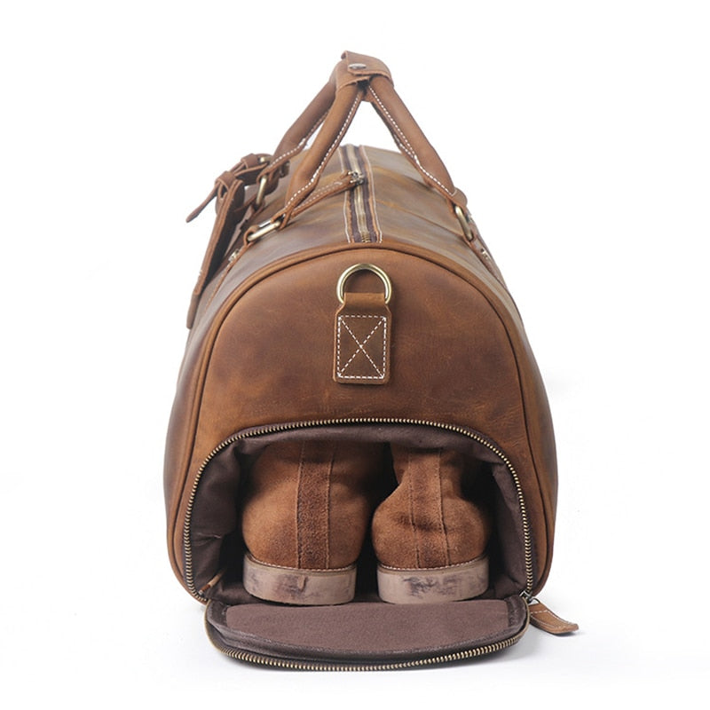 Authentic Leather Travel Bag