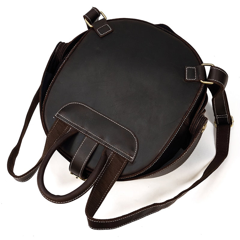 Leather Beetle-Style Backpack for Women