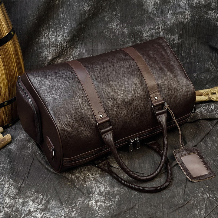 Luxurious Soft Genuine Leather Travel Bag