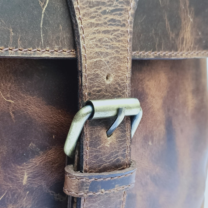 Hunter Women's Bag Made of Brown Leather