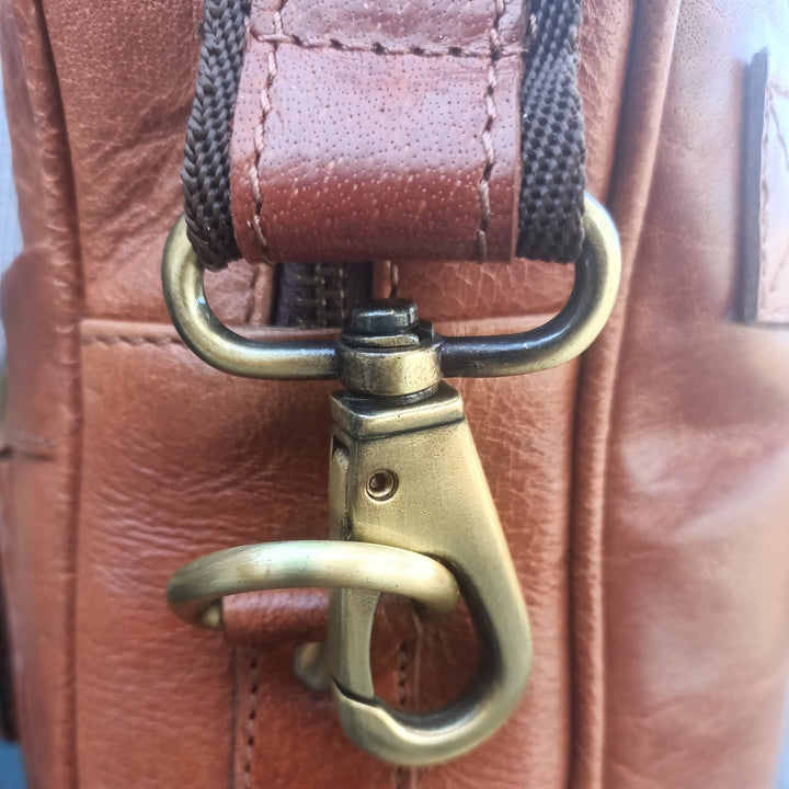 Brown Leather Laptop Bag