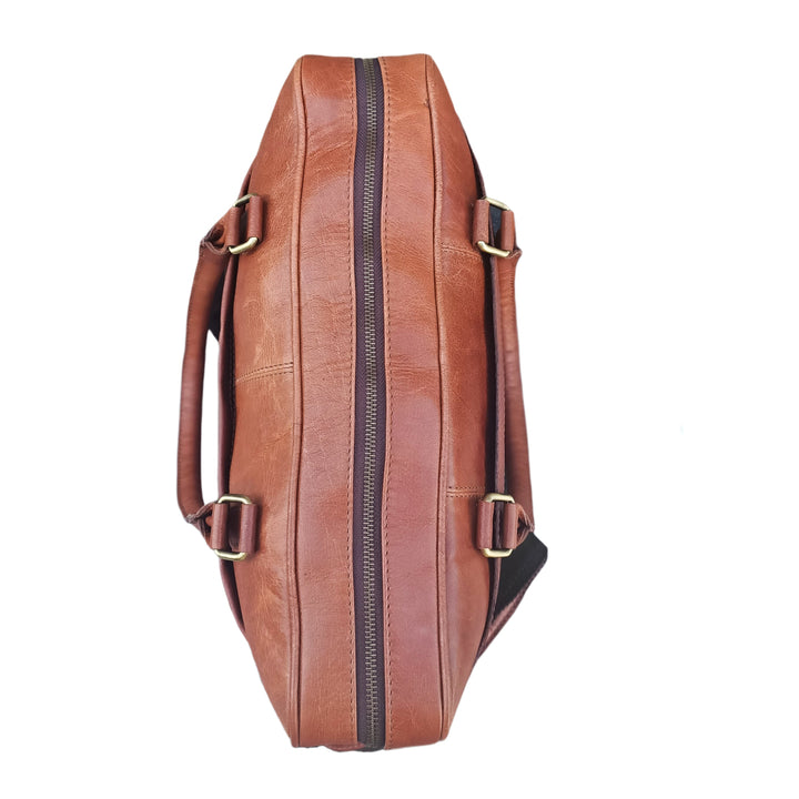Brown Leather Laptop Bag