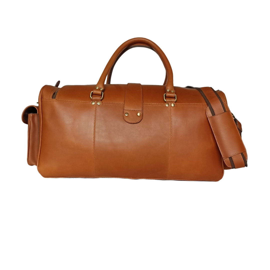 Brown Leather Weekend Bag