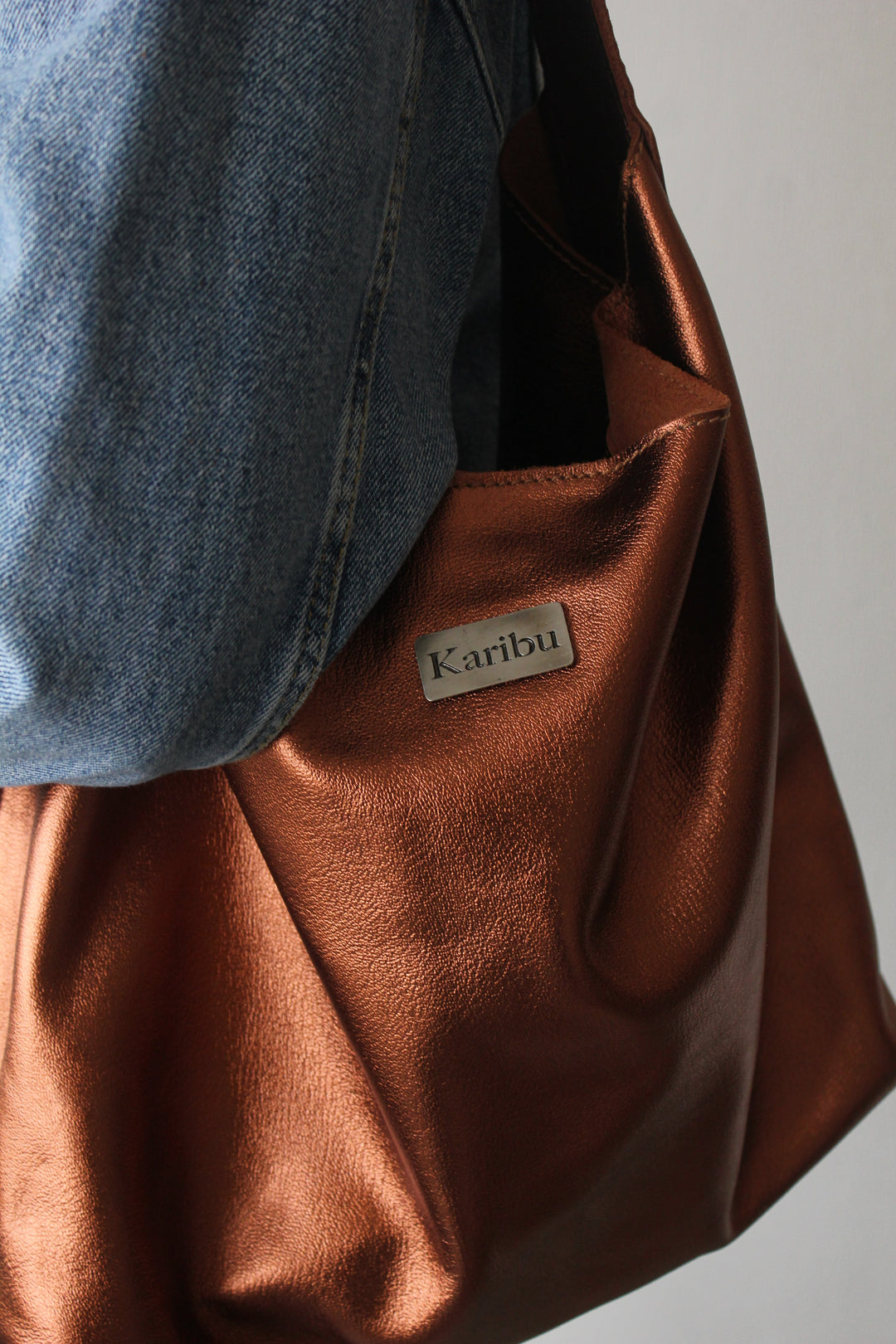 Dominique Copper Handbag
