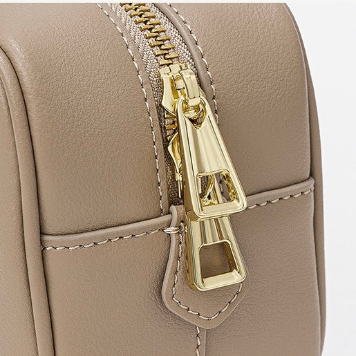 Vintage Genuine Leather Crossbody Handbag