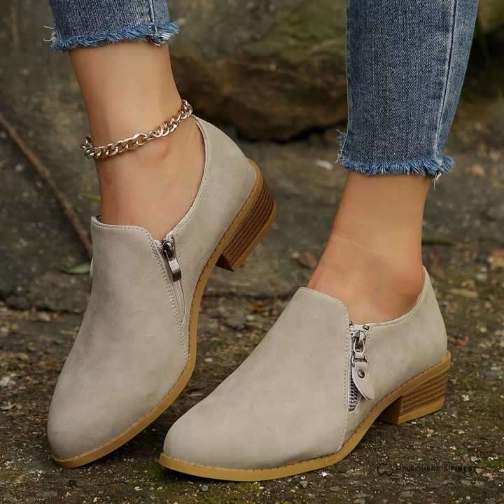 Bronte | Zip-Up Ankle Boots™