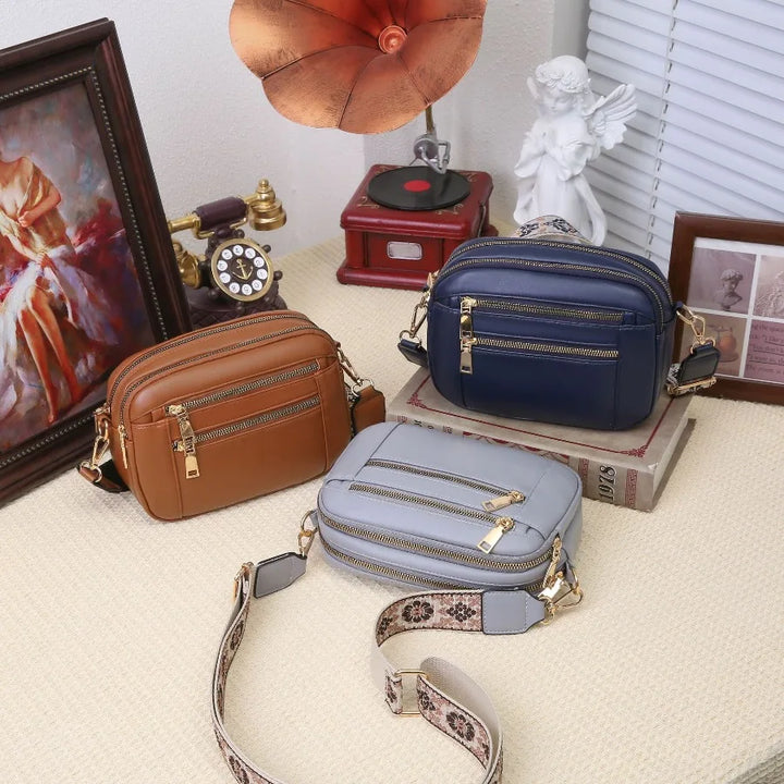 Ayla | Refined Leather Shoulder Bag