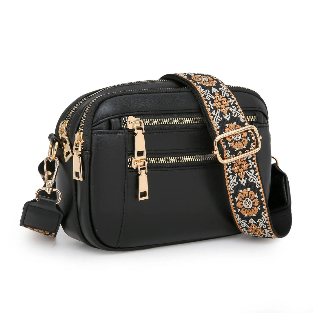 Violet | Refined Leather Shoulder Bag
