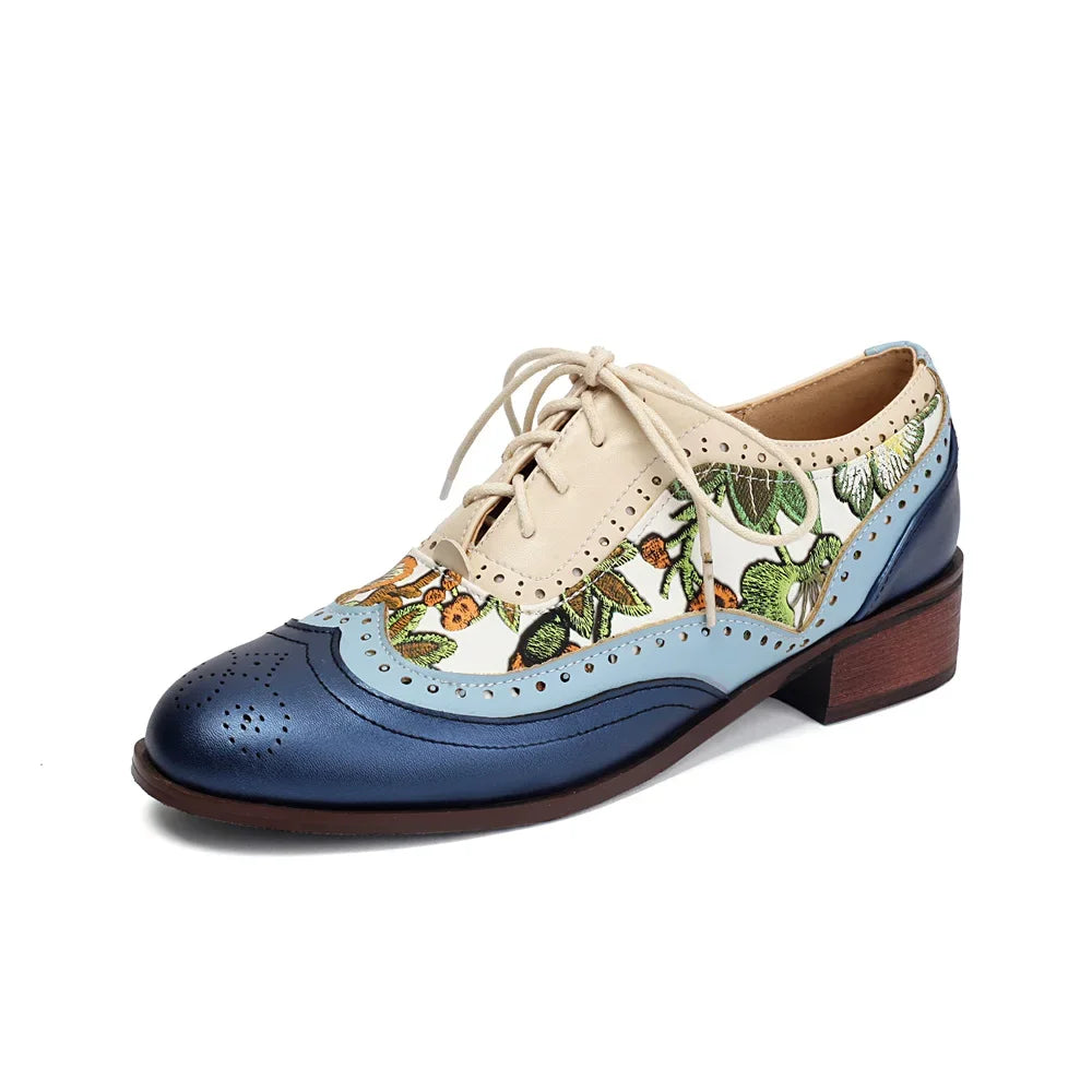 Elmhurst Floral Oxfords