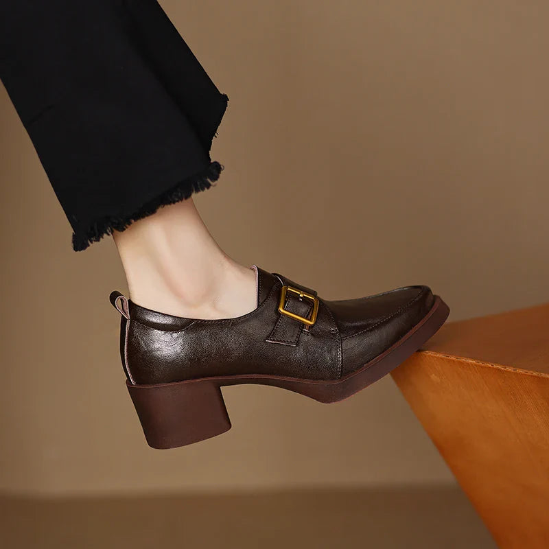 Bellamy Buckle Heels