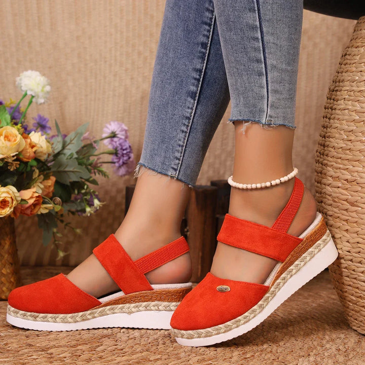 Lyra™ | Wedge Gladiator Sandals
