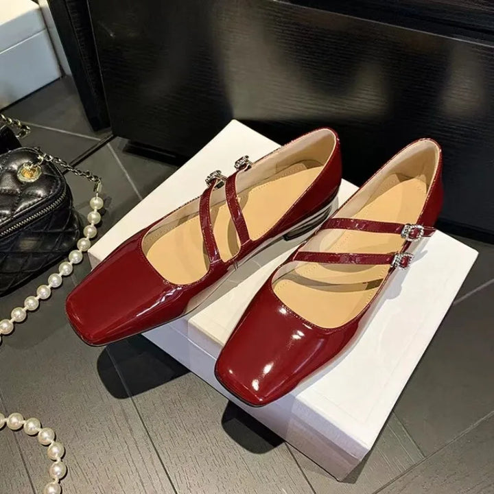 Chic Double-Strap Flats