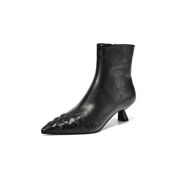 Intreccio Leather Boots