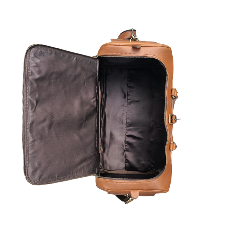 Brown Leather Weekend Bag