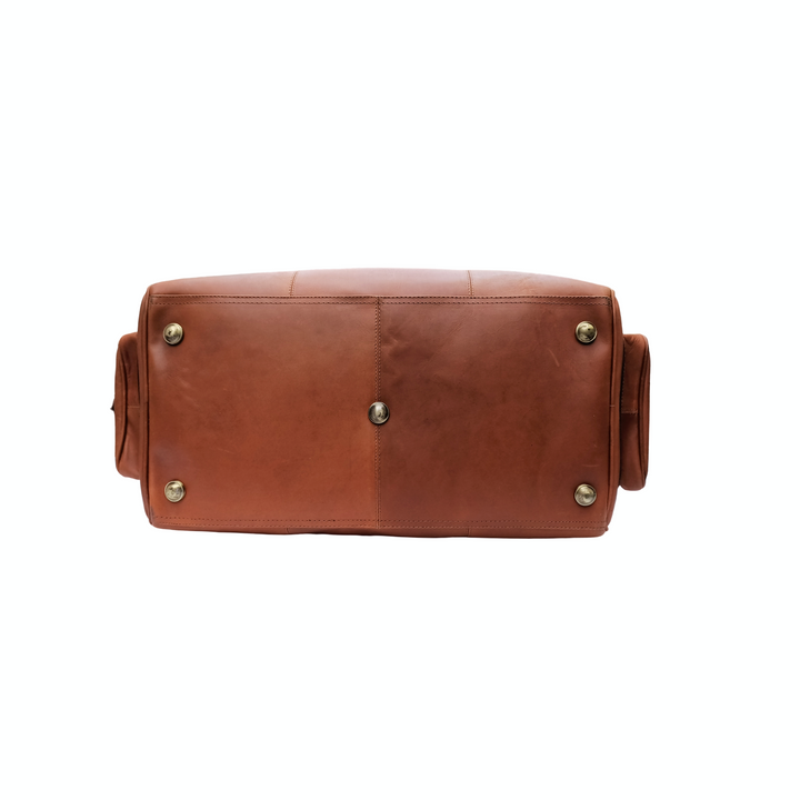 Brown Leather Weekend Bag